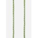 Chaîne bijoux Lou avec mousquetons dorés de 120 cm en métal ultra résistante Vert et Doré