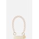 Bijoux de téléphone Flore 30 cm perles mats rose avec mousquetons dorés