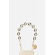Bijoux de téléphone Laury 30 cm perles transparentes avec mousquetons dorés