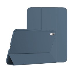 Étui Smart Cover iPad 10.9 Pouces 10eme Generation (2022)  Bleu à Rabat avec Support