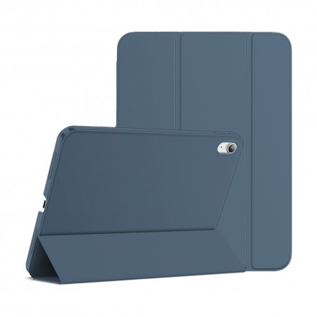 Étui Smart Cover iPad Mini (2021) 6eme Generation Bleu à Rabat avec Support  - Coquediscount