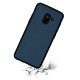 Coque Samsung Galaxy A8 2018 Silicone liquide Bleu Marine + 2 Vitres en Verre trempé Protection écran Antichocs