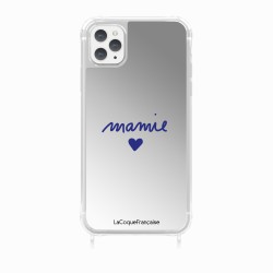 Coque iPhone 11 Pro Max avec anneau miroir Mamie coeur Design La Coque Francaise.