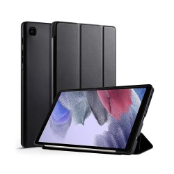 Etui Smart Cover Tablette Galaxy Tab A7 Lite Noir à rabat avec support