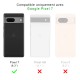 Coque Google Pixel 7 Antichoc coins renforcés Silicone + 2 Vitres en verre trempé Protection écran