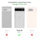 Coque Google Pixel 6A Antichoc coins renforcés Silicone + 2 Vitres en verre trempé Protection écran