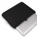 Housse de protection zippé noir compatible MacBook Air 15 - Macbook Pro 15 et 16