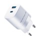 Chargeur rapide double port (USB-C + USB-A)  33W