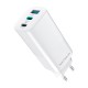 Chargeur rapide triple  port (2xUSB-C  + USB-A) 65W