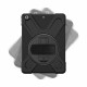 Coque antichoc noire robuste pour iPad Classic 10.2 pouces avec Poignée Ajustable