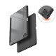 Etui iPad Pro 12.9 pouces Transparent avec Smart Cover Noir