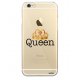 Coque rigide transparent Queen iPhone 6 / 6S