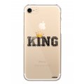 Coque iPhone 7/8/ iPhone SE 2020 rigide transparente King Dessin Evetane