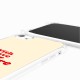 Coque iPhone 7/8/SE 2020/SE 2022 avec anneau glossy transparente With love and more Design La Coque Francaise.