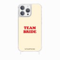 Coque iPhone 14 Pro avec anneau glossy transparente Team bride Design La Coque Francaise.