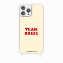 Coque iPhone 13 Pro Max avec anneau glossy transparente Team bride Design La Coque Francaise.
