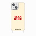 Coque iPhone 13 Mini avec anneau glossy transparente Team bride Design La Coque Francaise.