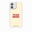 Coque iPhone 12 Mini avec anneau glossy transparente Team bride Design La Coque Francaise.