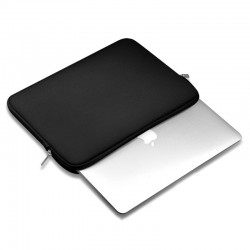Housse de protection zippé noir compatible MacBook Air 13.3" et Macbook Pro 13.3"