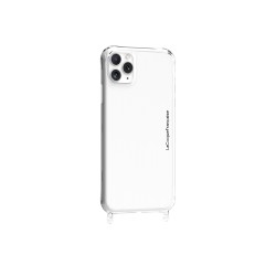 Coque iPhone 11 Pro transparente anti-choc avec anneaux transparents en silicone