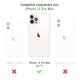 Coque iPhone 12 Pro Max Transparente Compatible Magsafe + 2 Vitres Protection Ecran