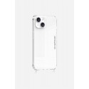 Coque iPhone 14 transparente anti-choc avec anneaux transparents en silicone