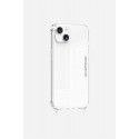 Coque iPhone 14 Plus transparente anti-choc avec anneaux transparents en silicone