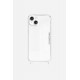 Coque iPhone 14 Plus transparente anti-choc avec anneaux transparents en silicone