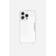 Coque iPhone 14 Pro transparente anti-choc avec anneaux transparents en silicone