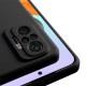 Coque Xiaomi Redmi Note 10 Pro Silicone liquide Noire + 2 Vitres en Verre trempé Protection écran Antichocs