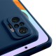 Coque Xiaomi Redmi Note 10 Pro Silicone liquide Bleue Marine + 2 Vitres en Verre trempé Protection écran Antichocs