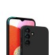 Coque Samsung Galaxy A14 Silicone liquide Noire + 2 Vitres en Verre trempé Protection écran Antichocs