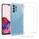 Coque Samsung Galaxy A53 Antichoc coins renforcés Silicone + 2 Vitres en verre trempé Protection écran