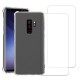 Coque Samsung Galaxy S9 Plus Antichoc coins renforcés Silicone + 2 Vitres en verre trempé Protection écran
