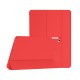 Étui Smart Cover iPad 9.7 (2017/2018) / iPad Air (2013/2014) / iPad Pro 9.7 (2016) Rouge à Rabat avec Support