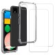 Coque Google Pixel 4 Antichoc coins renforcés Silicone + 2 Vitres en verre trempé Protection écran