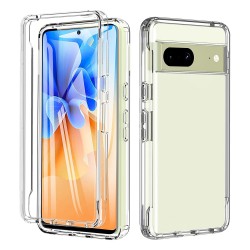 Coque Google Pixel 7 360° intégrale Protection avant et arrière silicone transparente