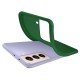 Coque Samsung Galaxy S21 FE Silicone liquide Verte + 2 Vitres en Verre trempé Protection écran Antichocs
