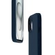 Coque iPhone 15 Silicone liquide Bleue Marine + 2 Vitres en Verre trempé Protection écran Antichocs
