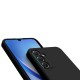 Coque Samsung Galaxy A34 Silicone liquide Noire + 2 Vitres en Verre trempé Protection écran Antichocs