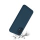 Coque Samsung Galaxy A32 Silicone liquide Bleue Marine + 2 Vitres en Verre trempé Protection écran Antichocs