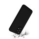 Coque Samsung Galaxy A32 Silicone liquide Noire + 2 Vitres en Verre trempé Protection écran Antichocs