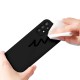 Coque Samsung Galaxy A32 Silicone liquide Noire + 2 Vitres en Verre trempé Protection écran Antichocs