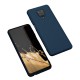 Coque Xiaomi Redmi Note 9s/ 9 Pro/9 Pro Max Silicone liquide Bleue Marine + 2 Vitres en Verre trempé Protection écran Antichocs