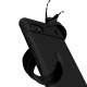 Coque Google Pixel 6A Silicone liquide Noire  + 2 Vitres en Verre trempé Protection écran Antichocs