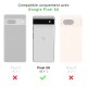 Coque Google Pixel 6A Silicone liquide Bleue Marine + 2 Vitres en Verre trempé Protection écran Antichocs