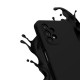 Coque Samsung Galaxy A13 Silicone liquide Noire + 2 Vitres en Verre trempé Protection écran Antichocs