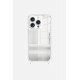 Coque iPhone 14 Pro miroir anti-choc  avec anneaux en silicone transparent 