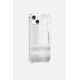 Coque iPhone 14 Plus miroir anti-choc  avec anneaux en silicone transparent