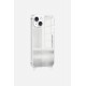 Coque iPhone 13 miroir anti-choc  avec anneaux en silicone transparent 